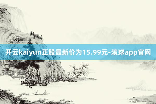 开云kaiyun正股最新价为15.99元-滚球app官网